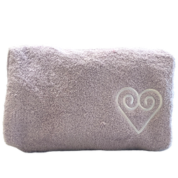 Brand With a Heart Terry Cloth Toiletry Bag